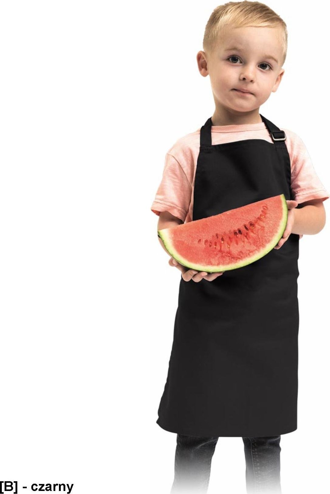 R.E.I.S. FKIDS - fartuch dla dzieci - czarny - 48X63 cm - 43X53 cm 43X53 cm