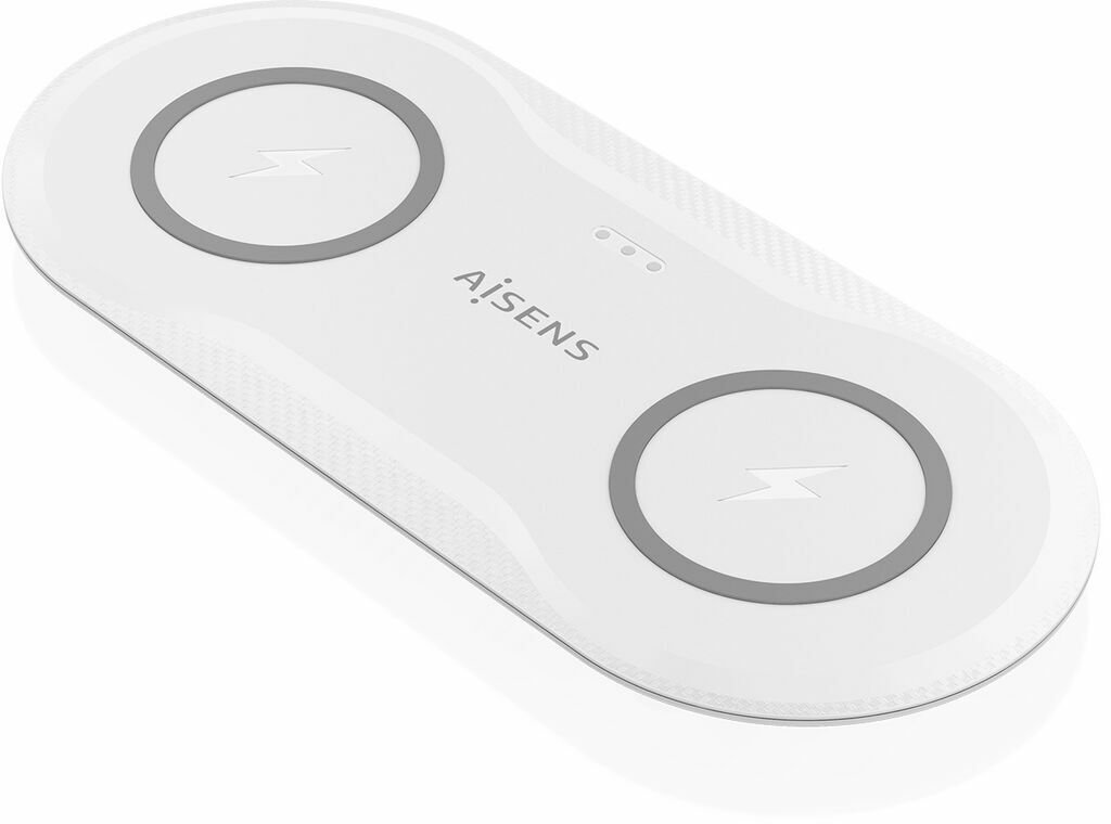 Ładowarka Aisens Bezprzewodowa Ładowarka ASCH-15W2WC059-W Biały