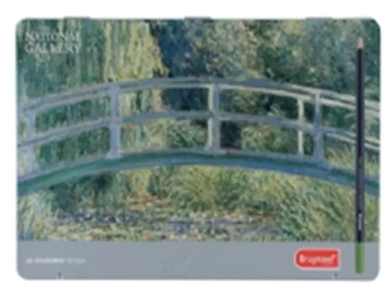 BRUYNZEEL SAKURA Bruynzeel Colour pencil tin The National Gallery - The water-lily pond | 36 colours