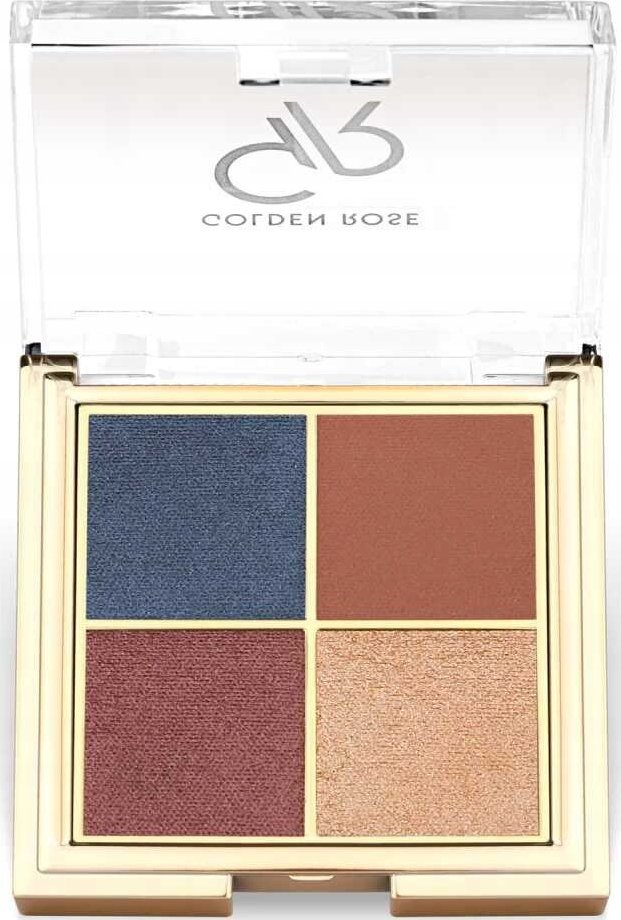 Golden Rose Quattro Eyeshadow Palette Paleta cieni do powiek poczwórna 9g Blue Charm (03)