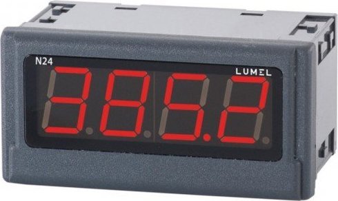 Lumel Miernik cyfrowy do oczytu pomiaru z Pt100 -50-150C zasilanie 230V AC atestem KJ N24 T110100M1