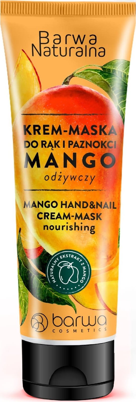 Barwa BARWA COSMETICS Barwa Naturalna Krem-Maska do rąk i paznokci Mango - odżywczy 100ml