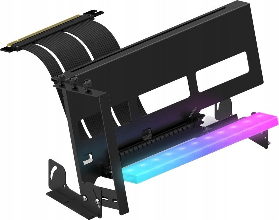 Riser Uchwyt do karty graficznej ARGB Regulowany EZDIY-FAB Riser PCIE 4.0