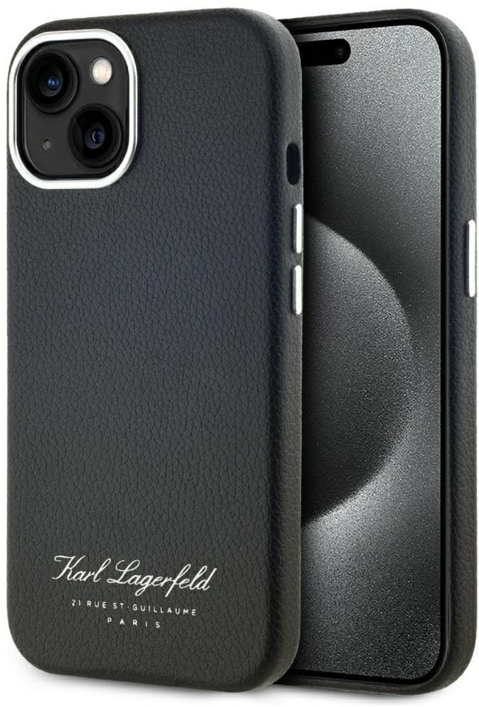 Etui Karl Lagerfeld hotel RSG do iPhone 15 czarny