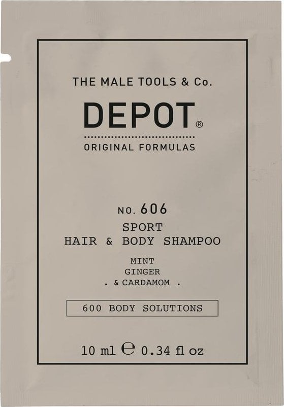 Acqua Di Parma Depot, 600 Body Solutions No. 606, Shower Gel & Shampoo 2-In-1, Botanical Complex, 10 ml For Men
