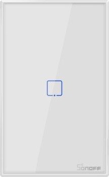 Sonoff T2US1C - 1-gang Wi-Fi Smart Wall Switch US - White