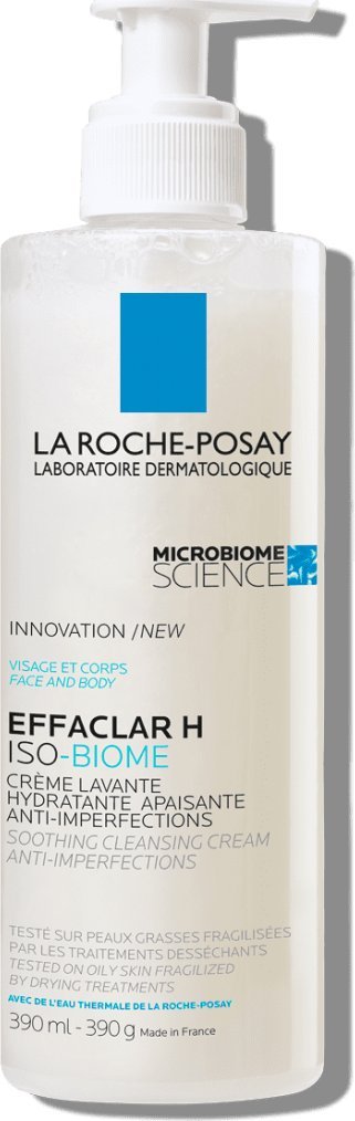 La Roche-Posay Effaclar H Iso-Biome Kojący krem myjący 390ml