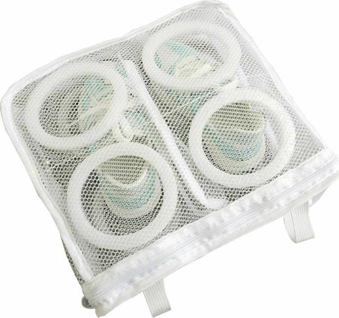 Aptel AG524C SIATKA WOREK DO PRANIA BUTÓW OBUWIA 28x27cm biały