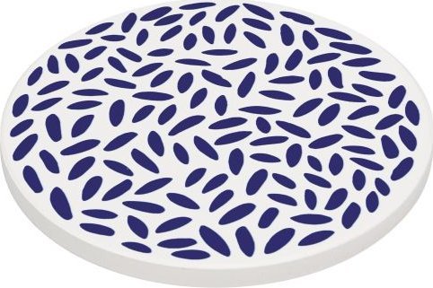 Zassenhaus Podkładka pod szklankę, ceramika/korek, śred. 11 cm, krople Nordic / Zassenhaus