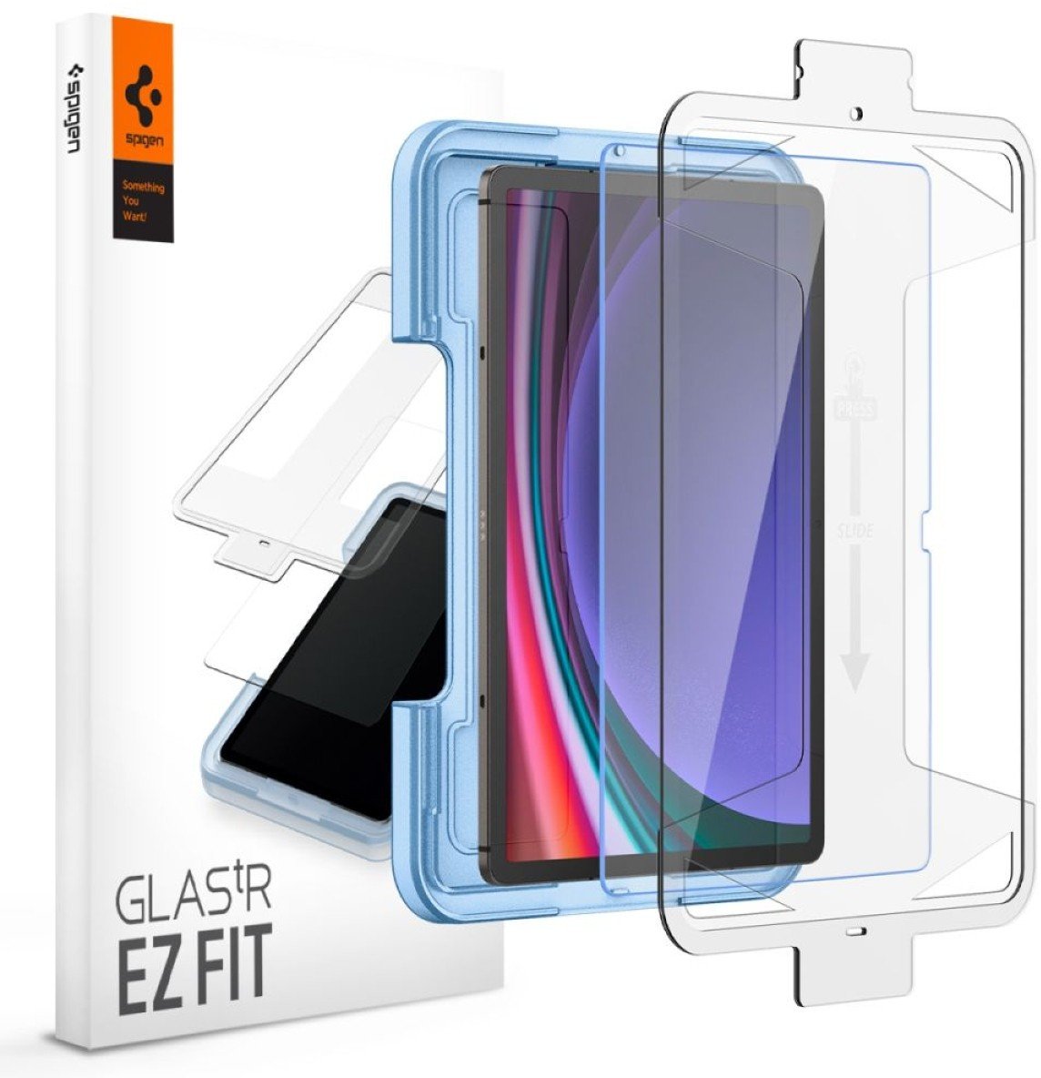 Szkło hartowane Spigen Glas.tR EZ Fit do Galaxy Tab S9/S9 FE/S10 FE + aplikator