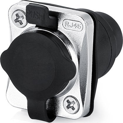 Alcasa Alcasa S6 IC06-R002 wtyczka RJ45 Czarny, Metaliczny