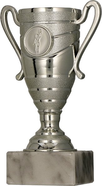 Victoria Sport Puchar plastikowy srebrny T-M