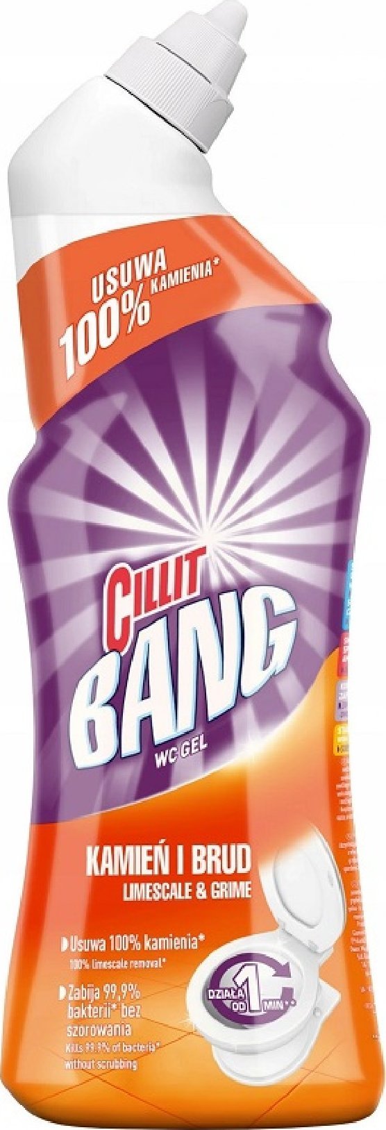 Osram CILLIT BANG żel do sprzątania WC toalety Kamień i Brud płyn 750 ml