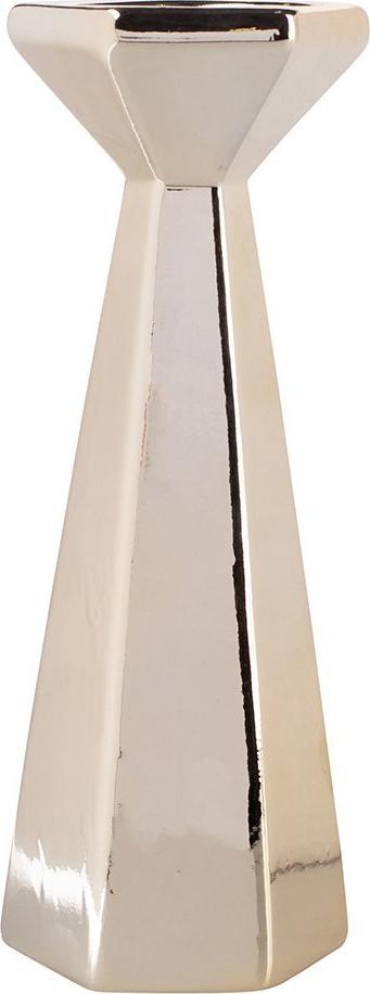 Lumarko Świecznik Stożkowy Złoty 9x9x24,5 Cm!