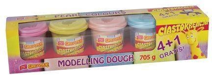 Spokey Ciastokreacja - masa plastyczna. 5 perłowych kolorów