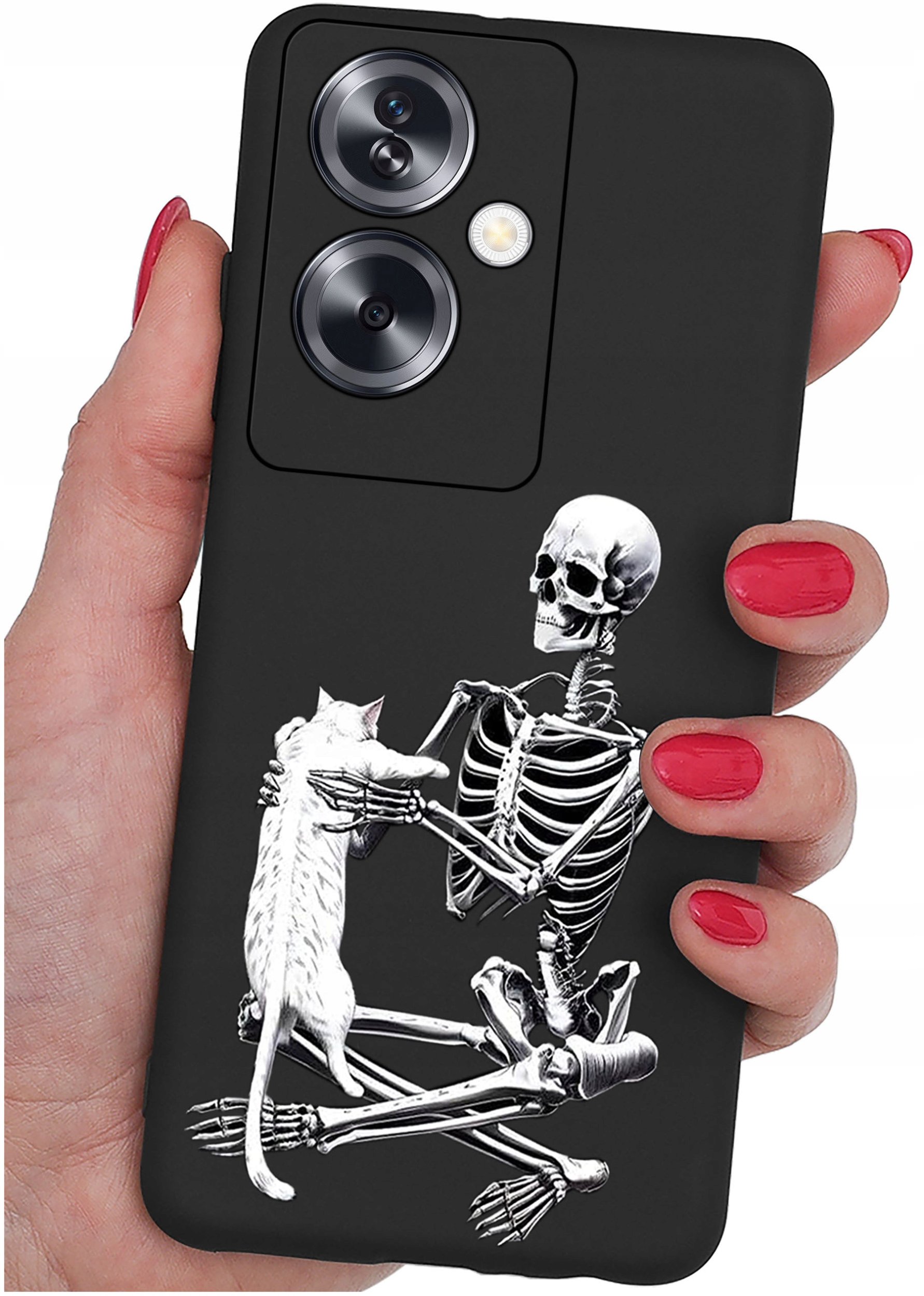 ETUI do Oppo A79 5G WZORY |SILIKONOWE MATT CASE + SZKŁO ochronne 9H