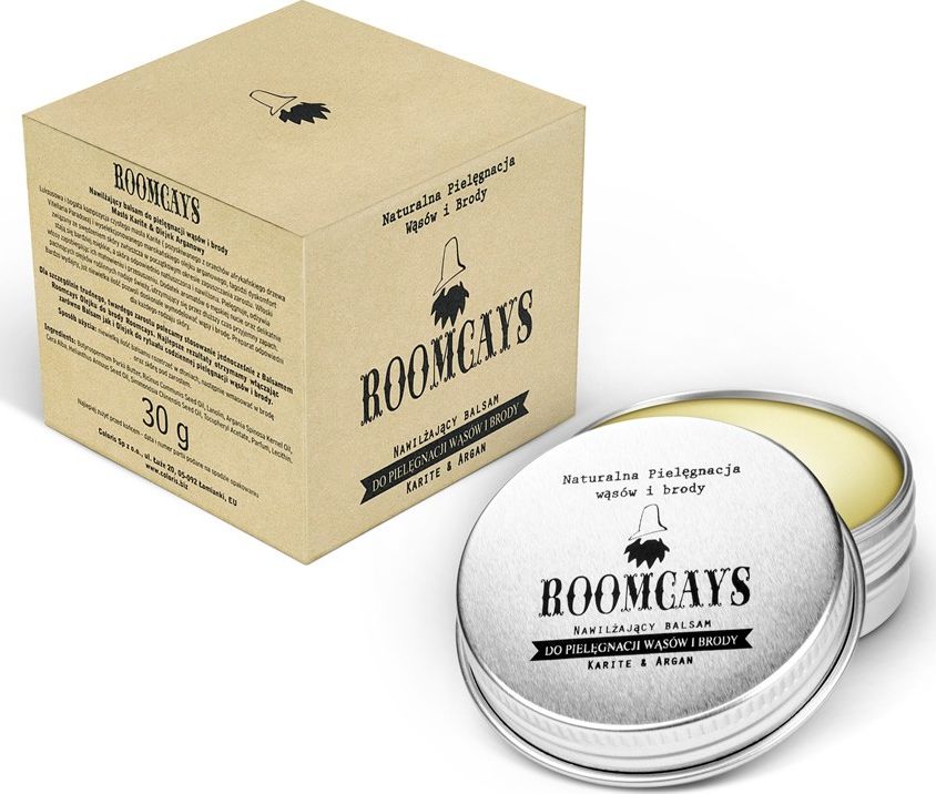 Roomcays ROOMCAYS_Nawilżający balsam do pielęgnacji brody i wąsów 30ml