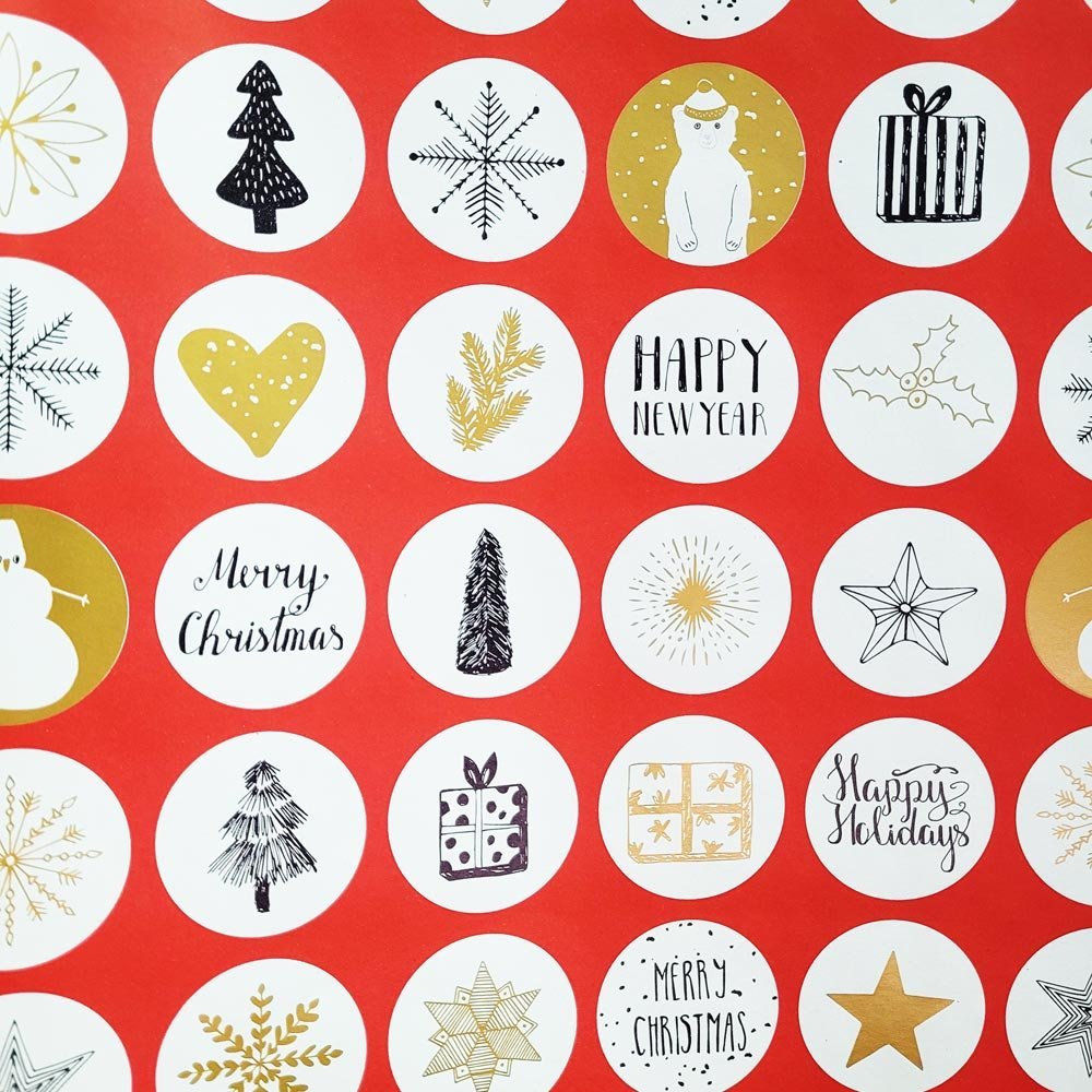 Fastima Papier świąteczny do pakowania kolorowy 70cmx2m 135m70