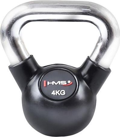 Kettlebell HMS KGC04 gumowany 4 kg