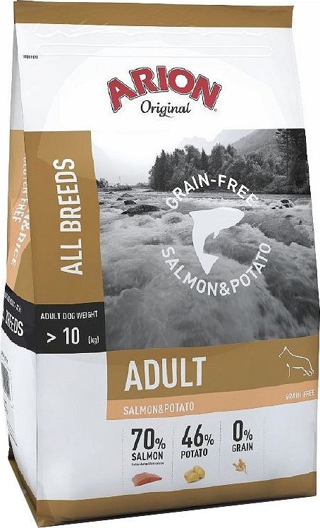 Arion Arion Original Grain-Free Adult Salmon & Potato - Łosoś z ziemniakami 12 kg