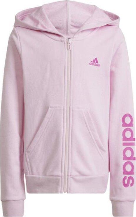 Adidas Bluza adidas Essentials Linear Full-Zip Hoodie girls IS2666