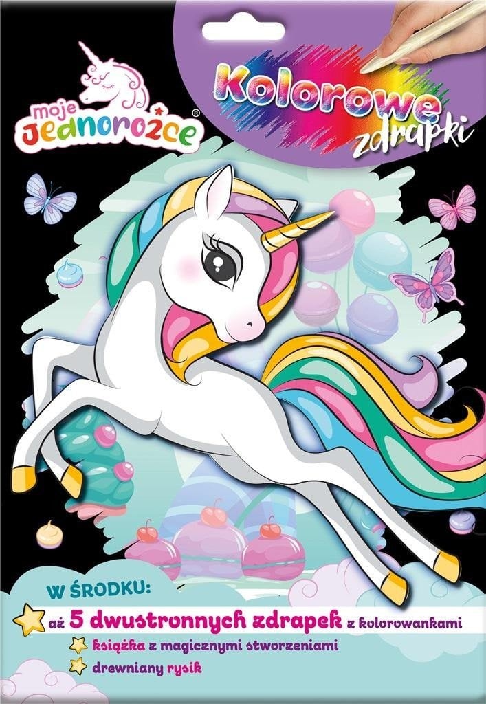 Media Service Zawada Moje Jednorożce Kolorowe zdrapki cz.1