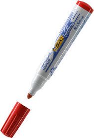 Bic MARKER SUCHOŚCIERALNY BIC VELLEDA ECOLUTIONS* 1701 CZERWONY OKRĄGŁA KOŃCÓWKA PUDEŁKO 12 SZT - 1199170103