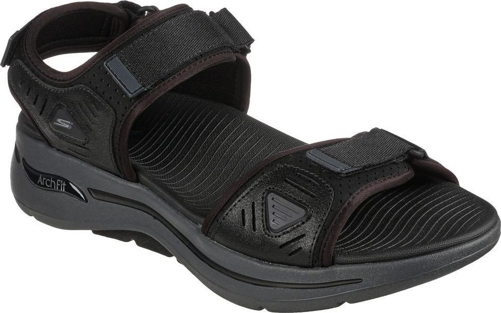 Skechers Sandały męskie SKECHERS GO WALK Arch Fit Sandal (229020-BKCC) 42.5