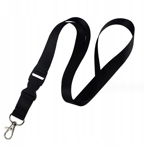 Smycz do kluczy czarna /black