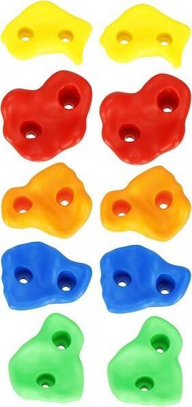 Springos Kamienie do wspinaczki 10 szt. uchwyty, skałki dla dzieci multikolor UNIWERSALNY