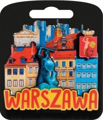 Pan Dragon Magnes I love Poland Warszawa ILP-MAG-C-WAR-13