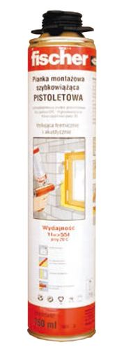 Fischer Piana montażowa poliuretanowa pistoletowa letnia 0,75L (53145)