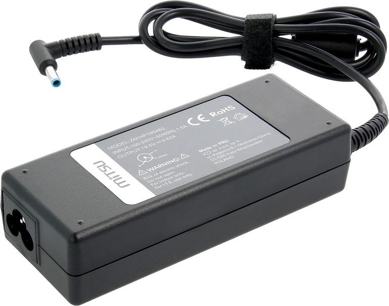 Zasilacz do laptopa Mitsu 90 W, 3 mm, 4.6 A, 19.5 V (ZM/HP195462)