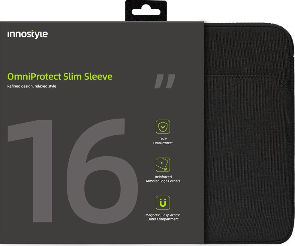 Torba Innostyle INNOSTYLE TORBA NA LAPTOPA 16" WODOODPORNA ETUI OMNIPROTECT SLIM CZARNA