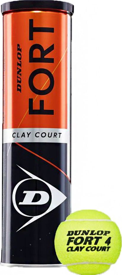 Dunlop Piłki do tenisa ziemnego Dunlop Fort Clay Court 4szt