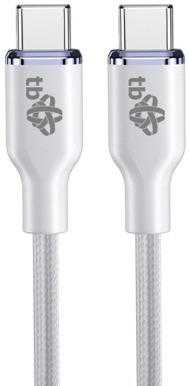 Kabel USB TB Print USB-C - USB-C 1.5 m Biały (AKTBXKUCCGLA15W)