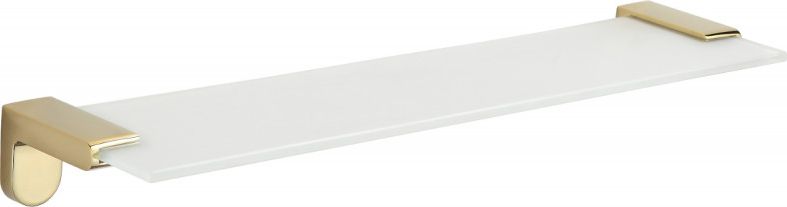 Mexen Mexen Lea wisząca półka szklana, złoty - 7026037-50