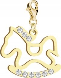 Radziszewska Jewellery Pozłacany Charmsy KONIK NA BIEGUNACH DEDYKA
