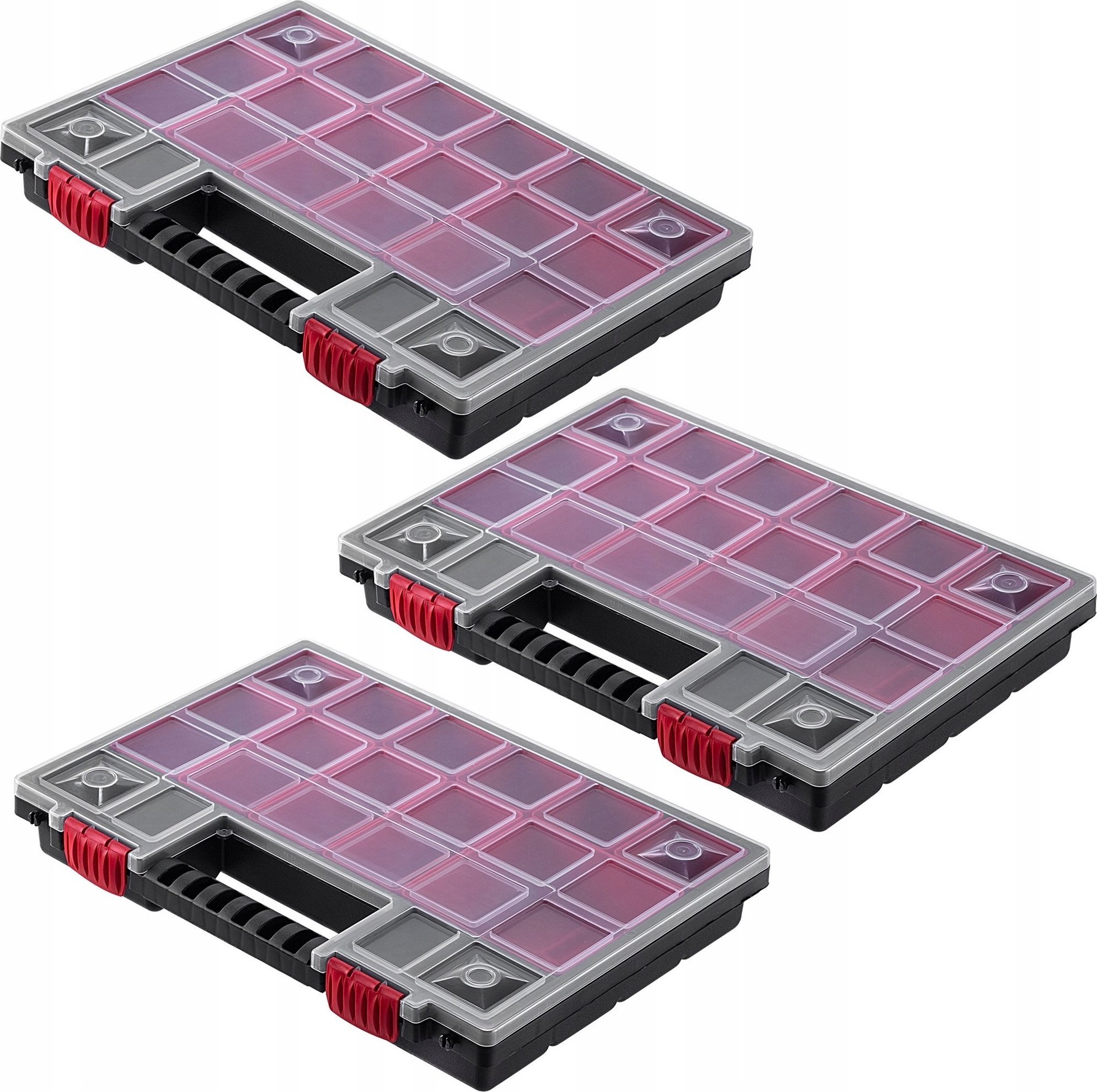 Kadax Organizer Warsztatowy Skrzynka 18 Szuflad 3szt