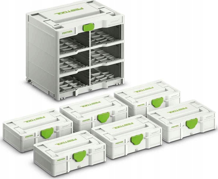 Systainer stojak SYS3-RK/6 M 337-Set z 6 Systainerami FESTOOL 577816