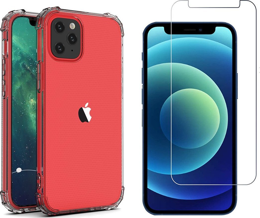 Braders Pancerne Etui Anti Shock + Szkło do iPhone 12 Mini