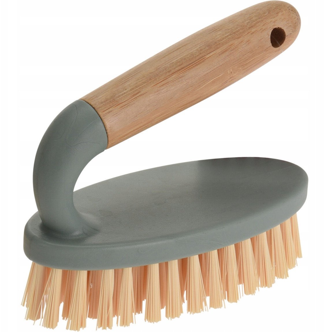 Szczotka z bambusowym uchwytem, 14 x 16 x 11 cm