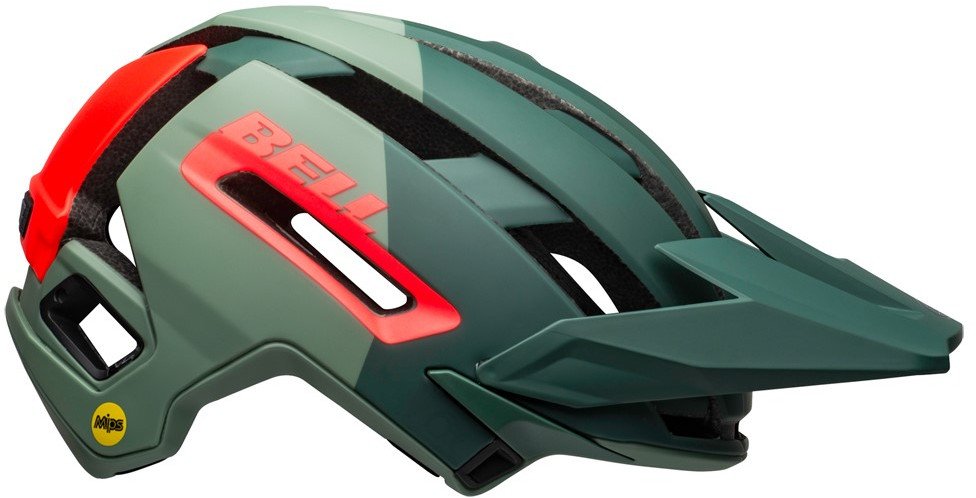 Kask mtb BELL SUPER AIR MIPS SPHERICAL (NEW) Rozmiar kasku: M(55-59 cm), Wybierz kolor: Matte Gloss Green Infrared
