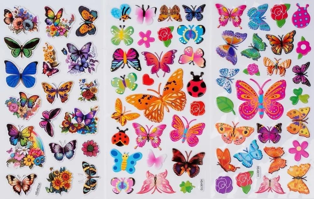 Naklejki plastikowe MIX EDUKAMP