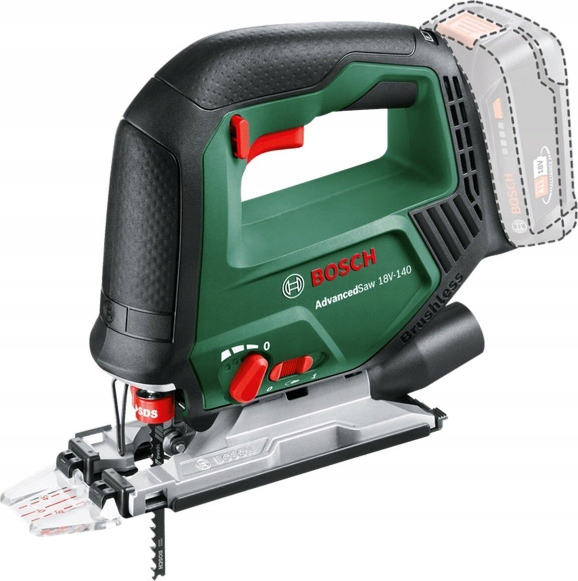 Wyrzynarka Bosch AdvancedSaw 18V-140 18 V