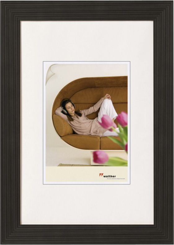 Ramka Walther 13x18, drewniana, czarna (HI318B)