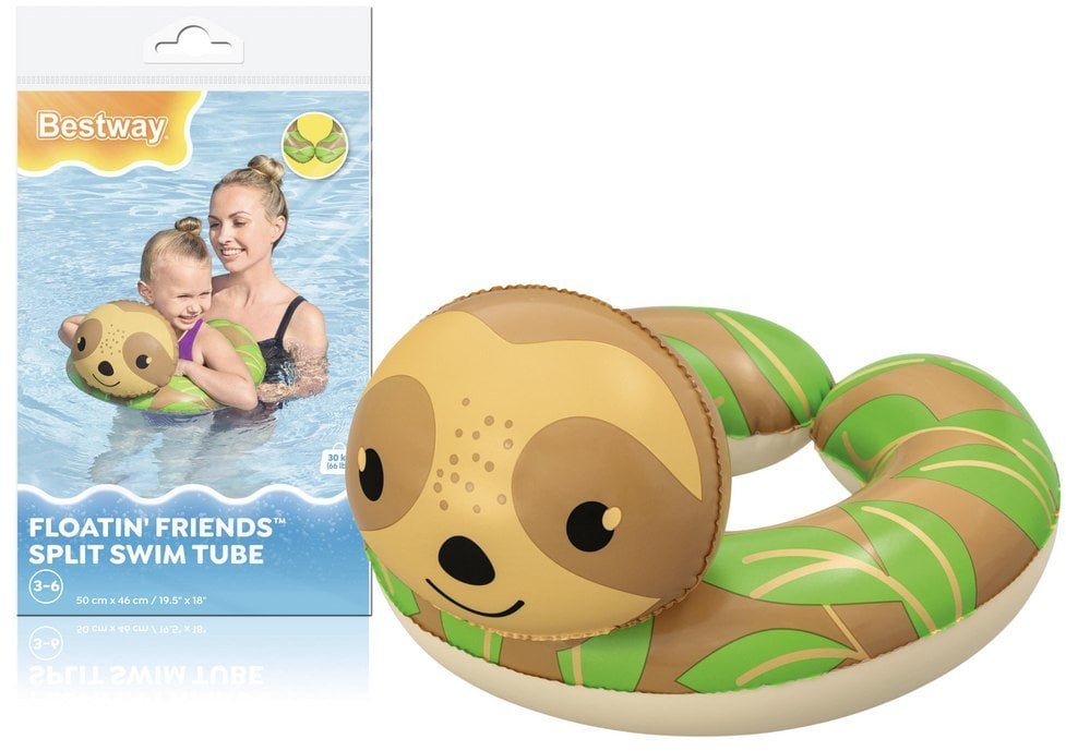 Koło Do Pływania Leniwiec 50 x 46 cm Bestway 36405 Bestway