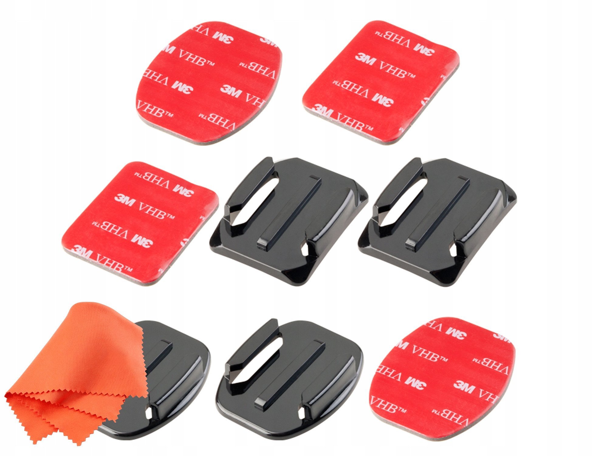 Komplet 4 mocowań FreePower GP10 do GoPro, RedLeaf i podobnych