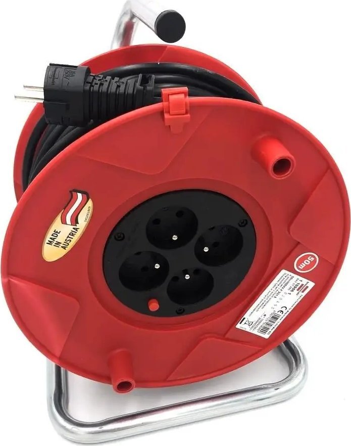 Przedłużacz bębnowy Brennensthul Akyga AK-CR-09 4 gniazda 3x1.5 mm IP20 50 m