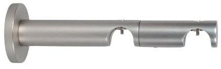 CURTAIN ROD BRACKET ASPE-NOV SILV D19-19